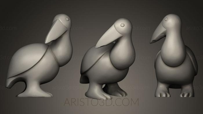 Bird figurines (STKB_0130) 3D model for CNC machine